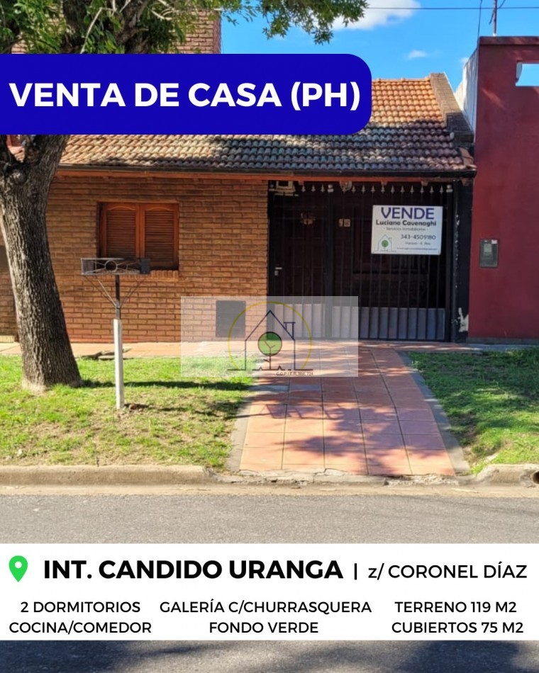 VENTA de CASA PH - INT. CAND. URANGA, PARANA