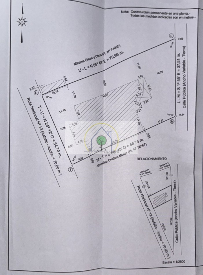 VENTA de GALPON A RECICLAR - RUTA NACIONAL N° 12, MARIA LUISA