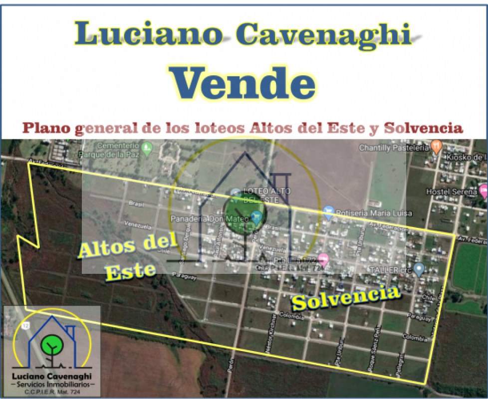 VENTA TERRENOS FINANCIADOS H/48 CUOTAS - SAN BENITO